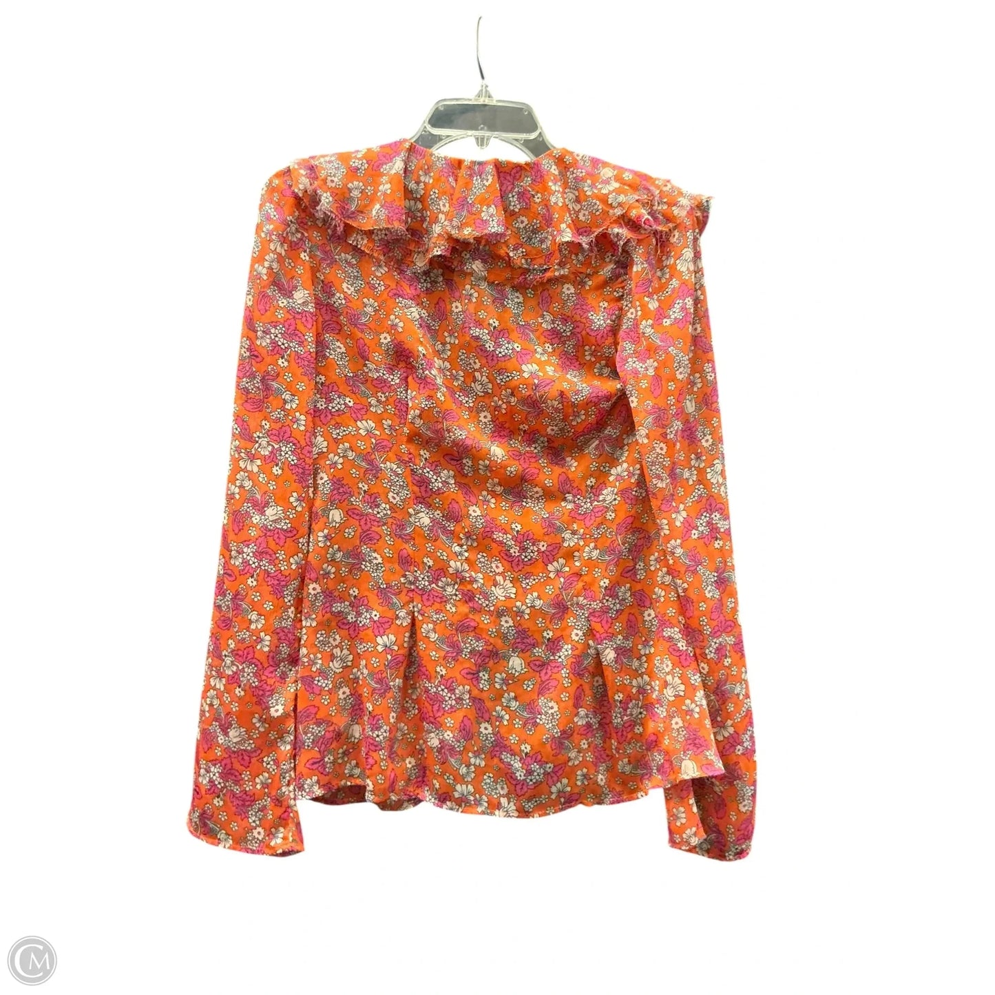 Top Long Sleeve By Free People In Floral Print, Size: Sp