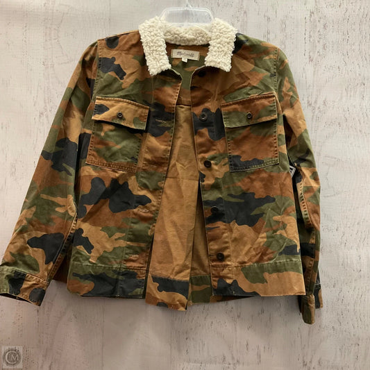 Jacket Denim By Madewell In Camouflage Print, Size: Xs
