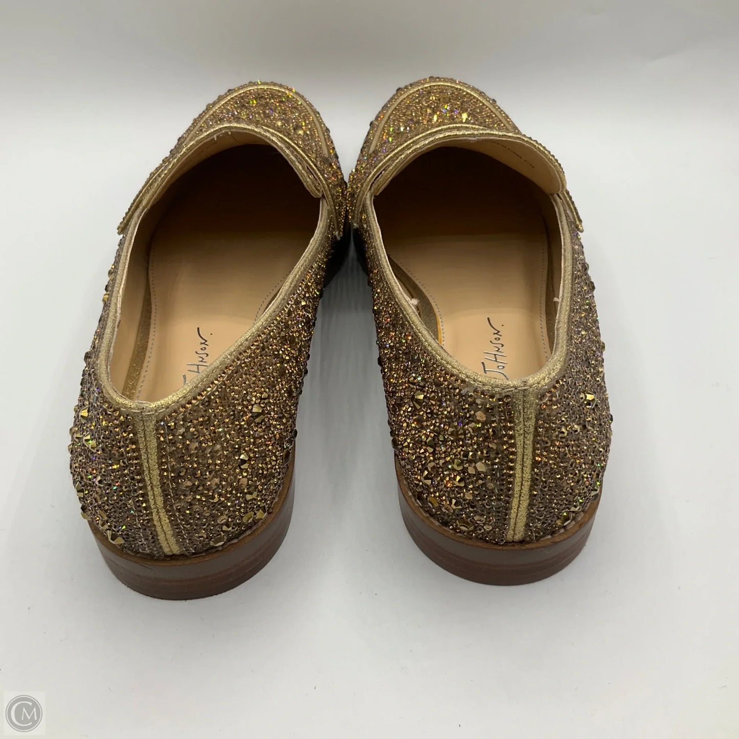 Shoes Flats By Betsey Johnson In Gold, Size: 10