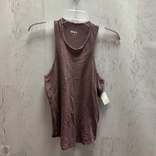 Tank Top By Madewell In Purple, Size: Xs