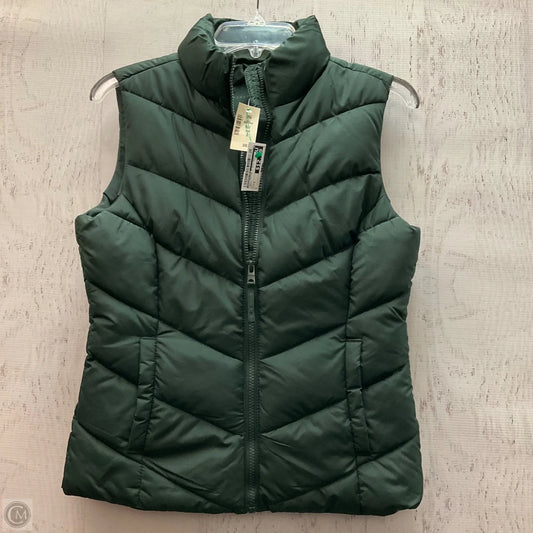 Vest Puffer & Quilted By Aeropostale In Green, Size: S