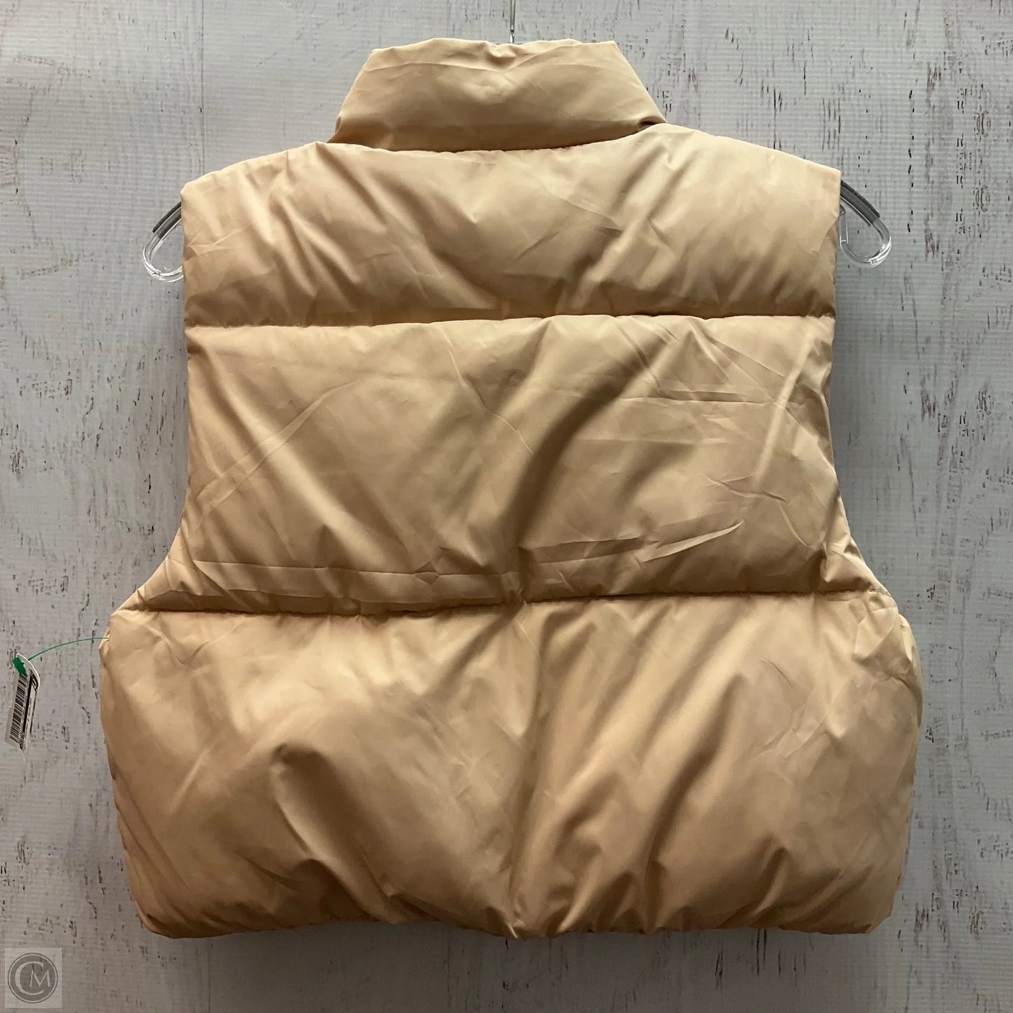 Vest Puffer & Quilted By Shein In Tan, Size: M