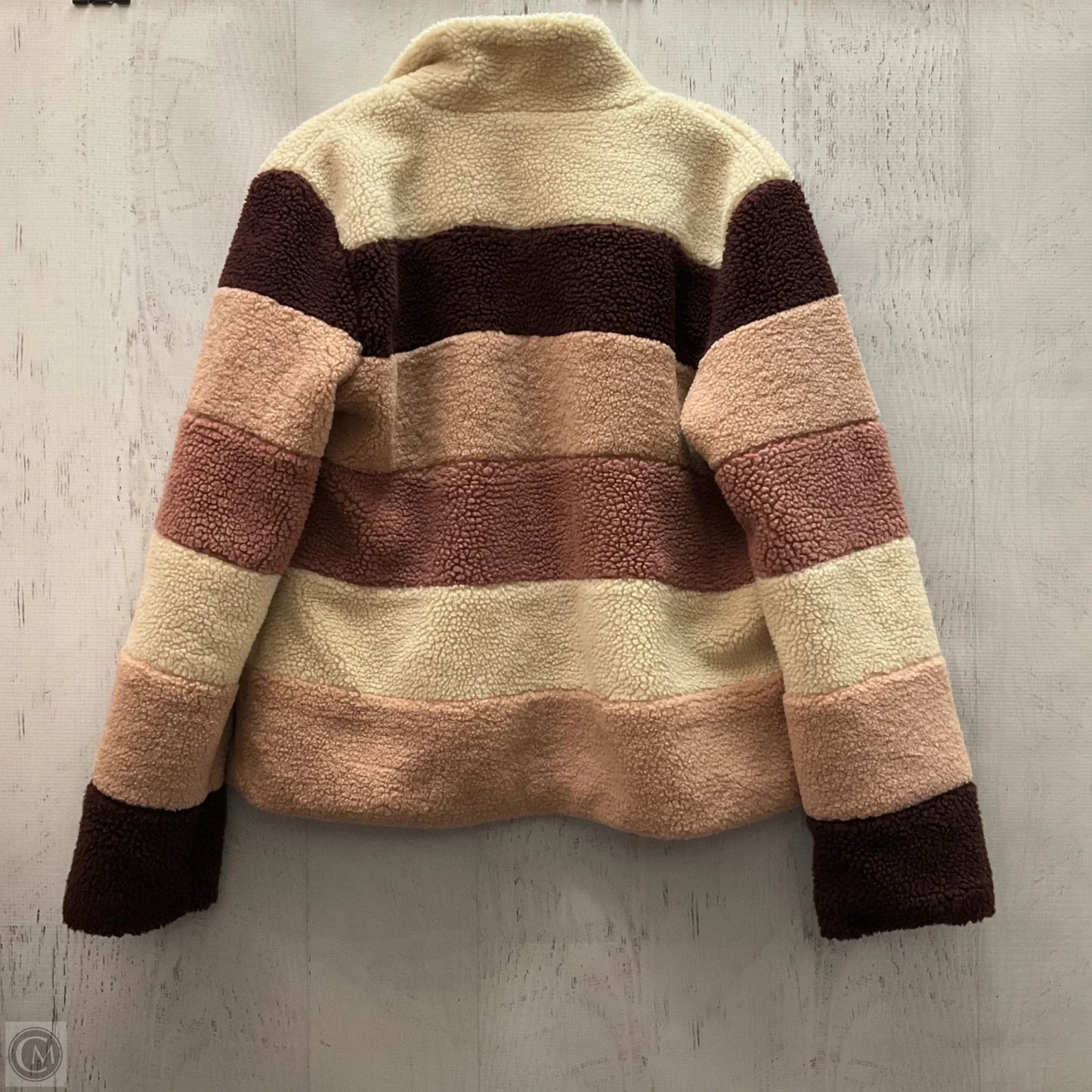 Jacket Faux Fur & Sherpa By Bp In Multi-colored, Size: M