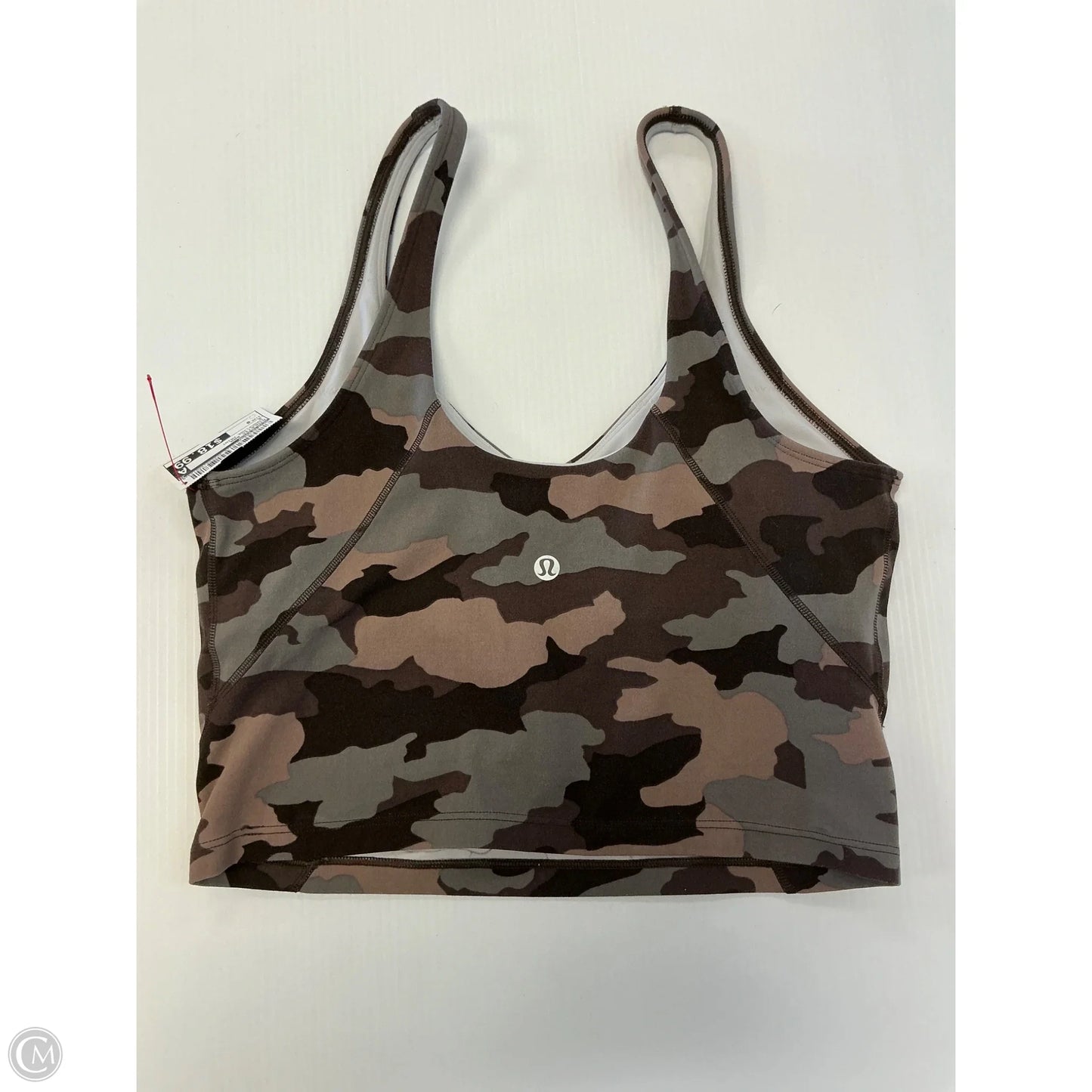 Athletic Bra By Lululemon In Camouflage Print, Size: 8