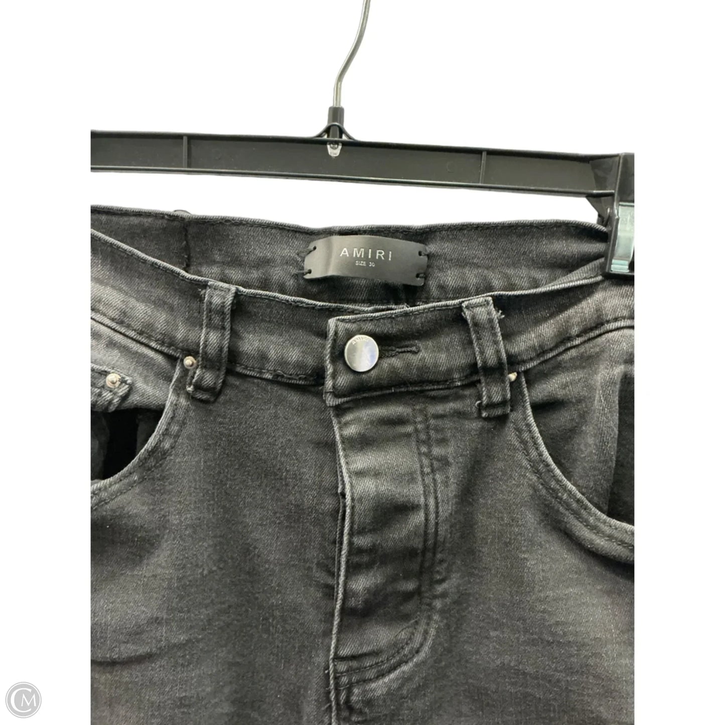 Jeans Designer By Amiri In Black, Size: 8