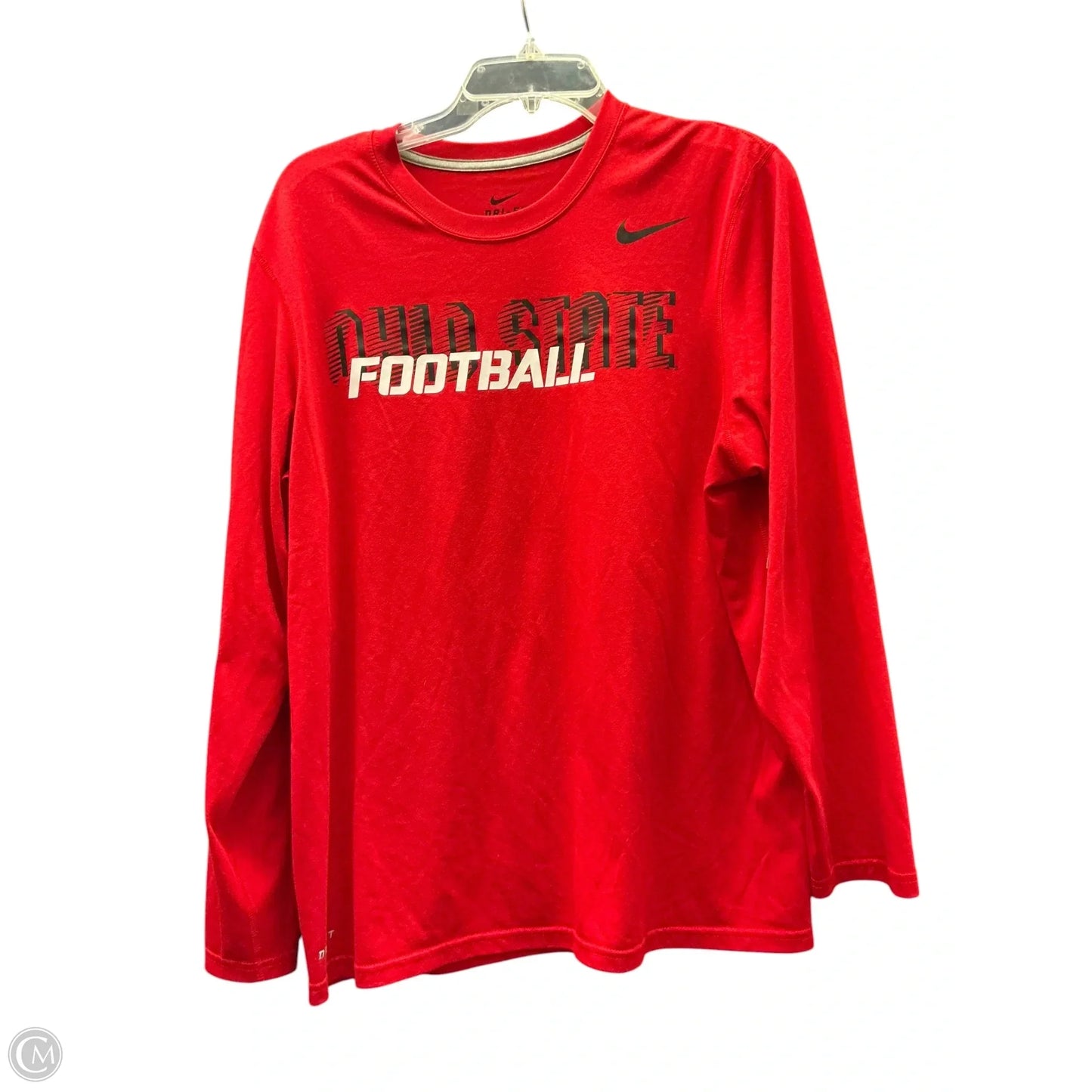 Top Long Sleeve By Nike In Red, Size: M
