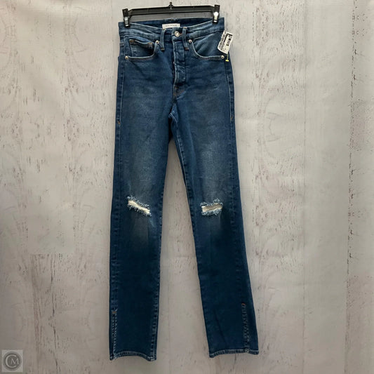 Jeans Skinny By Good American In Blue, Size: 0p