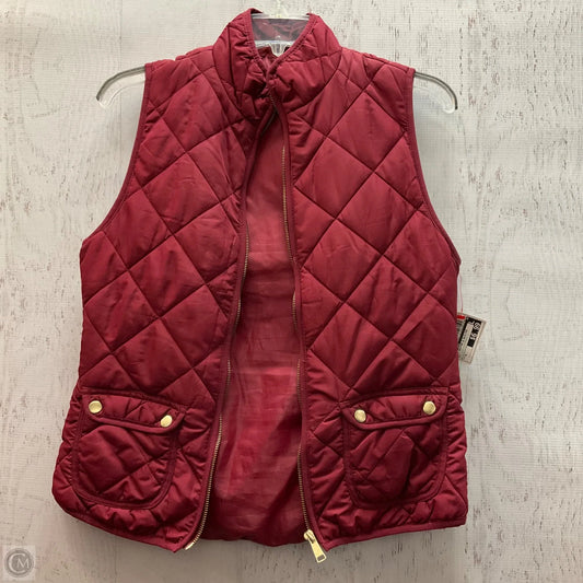 Vest Puffer & Quilted By Love Tree In Red, Size: S