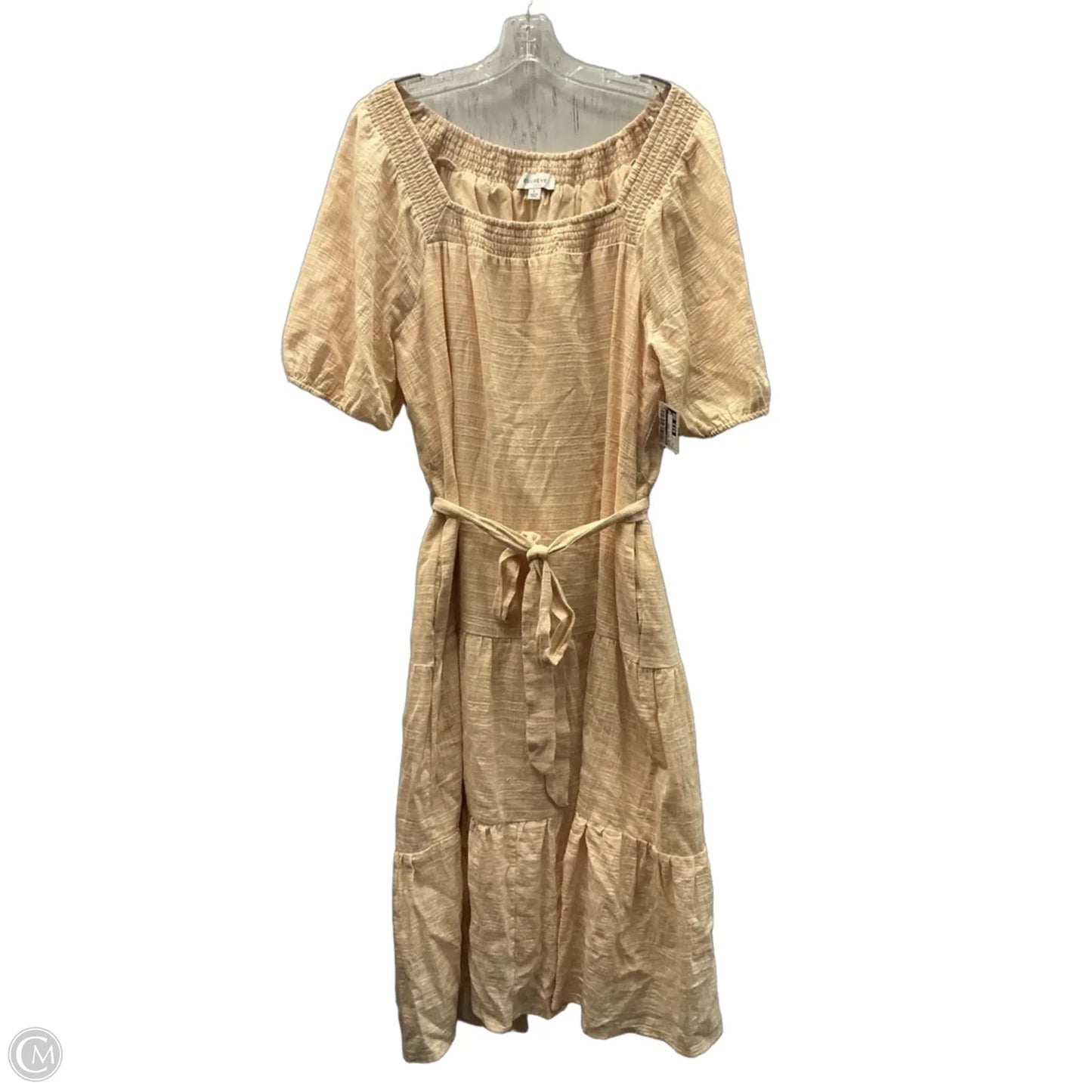 Dress Casual Short By Evereve In Beige, Size: L