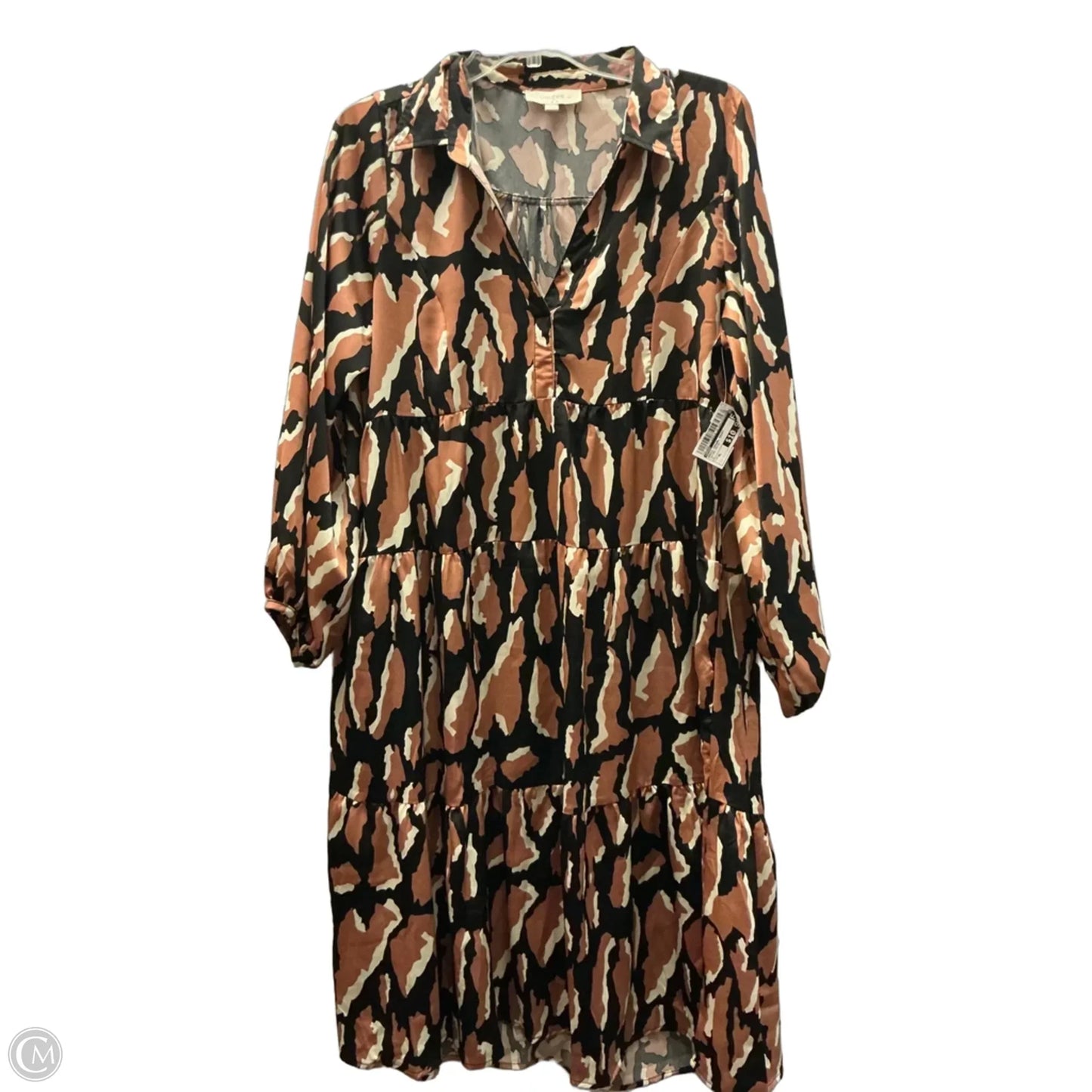 Dress Casual Short By Umgee In Animal Print, Size: Xl