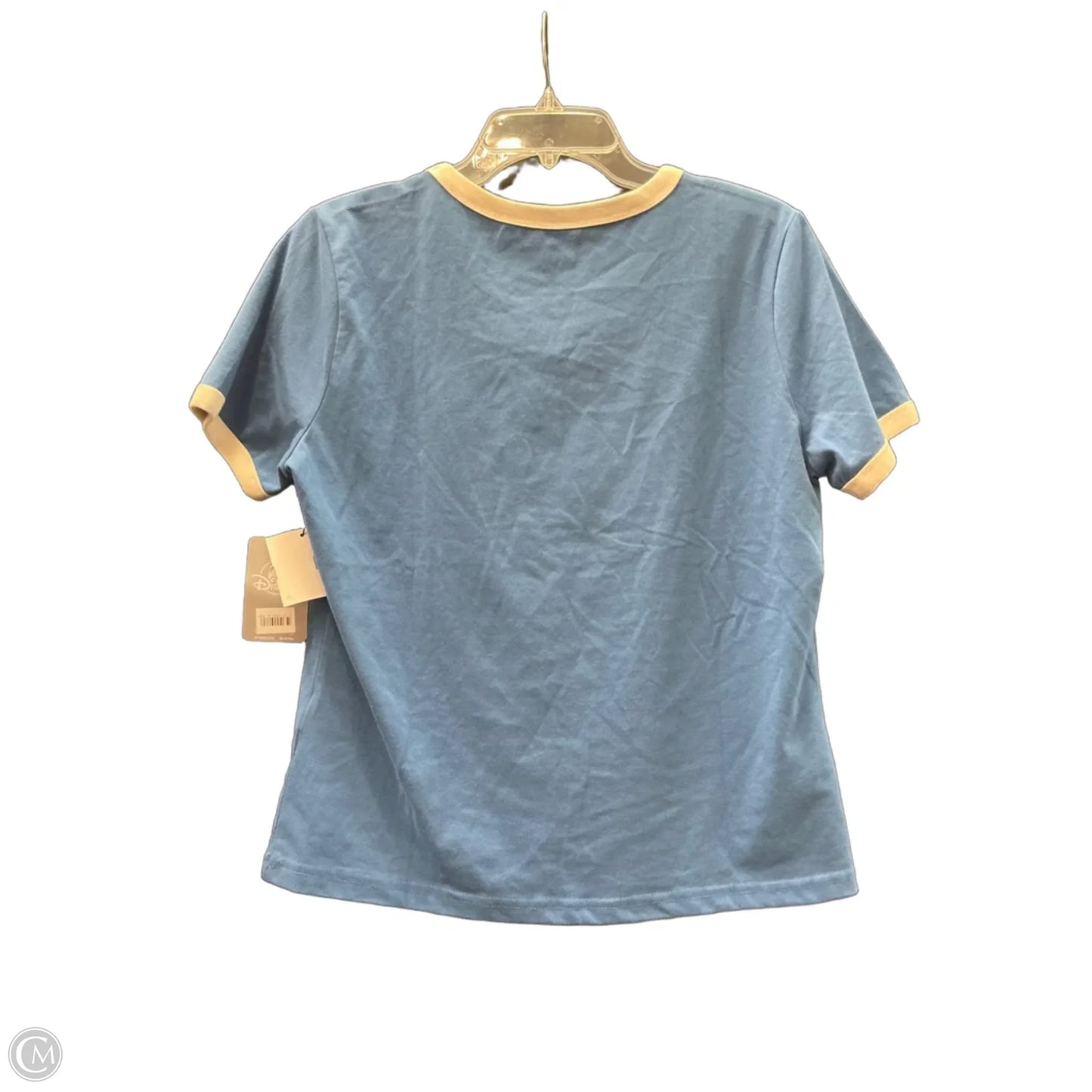 Top Short Sleeve By Disney In Blue, Size: L