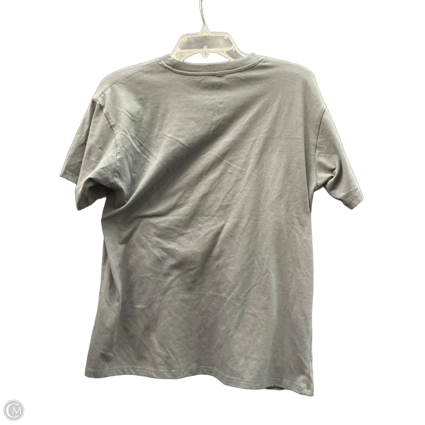 Top Short Sleeve By Disney In Grey, Size: S