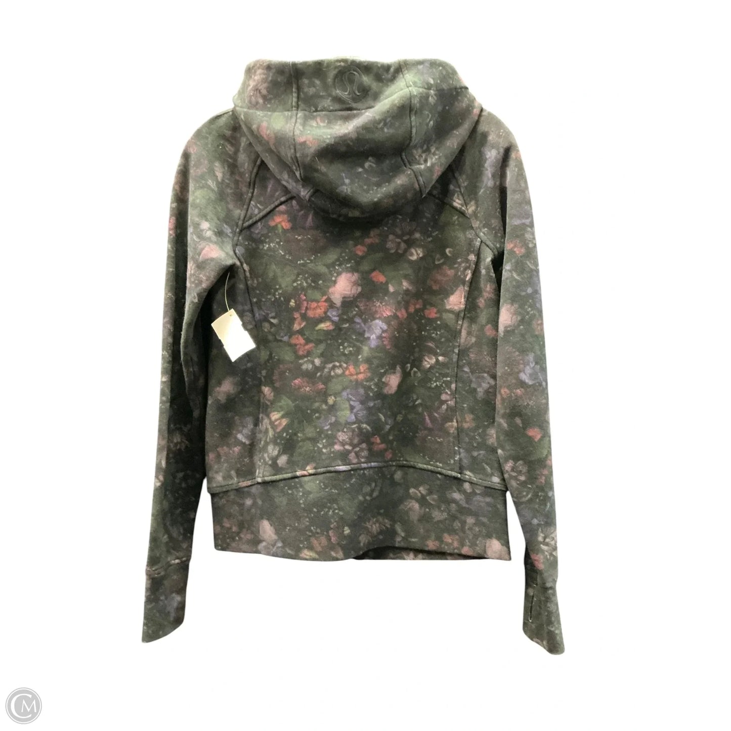 Sweatshirt Hoodie By Lululemon In Floral Print, Size: 6