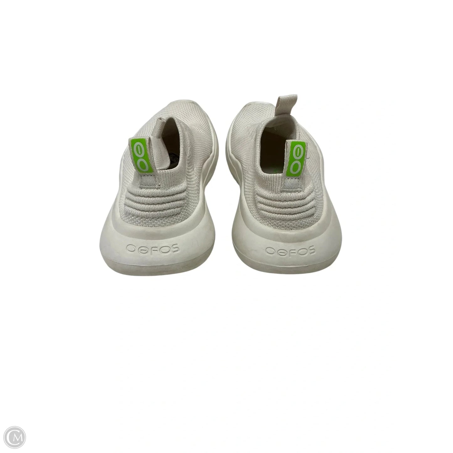 Shoes Athletic By Oofos In Cream, Size: 6.5