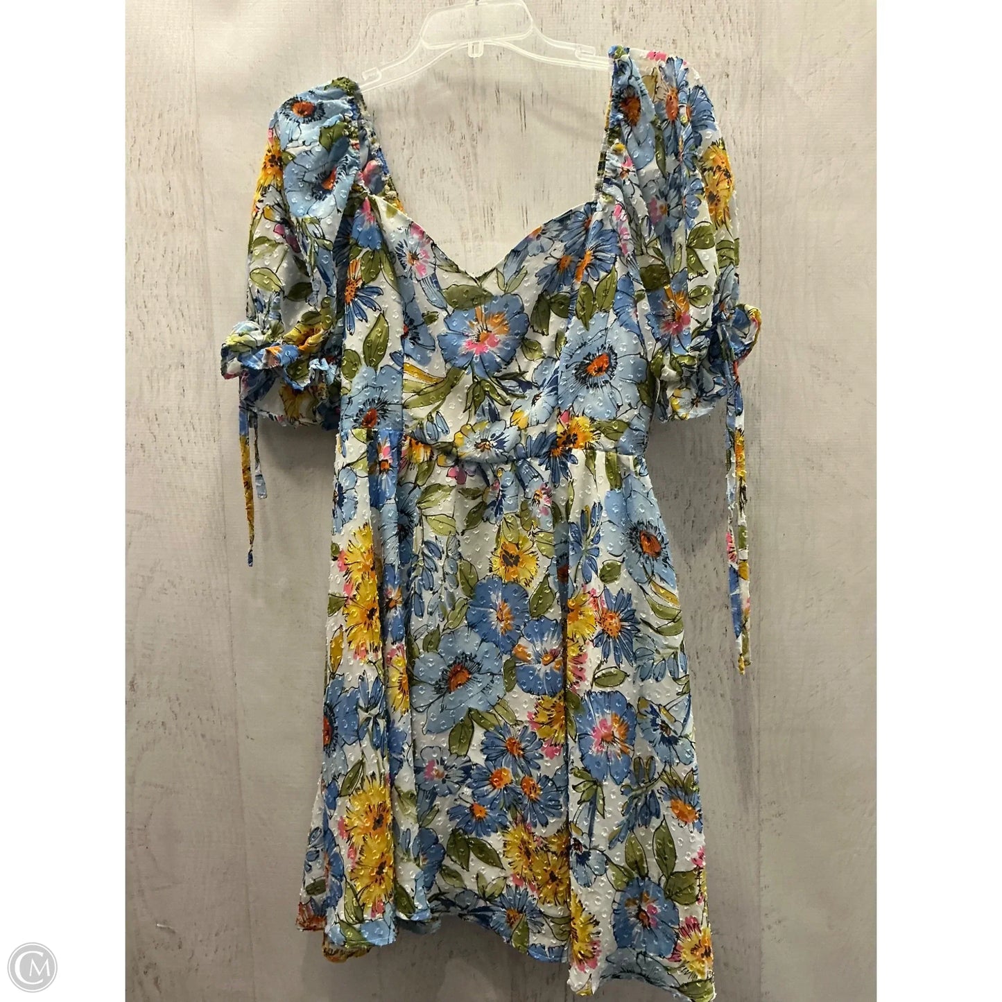 Dress Casual Short By Shein In Floral Print, Size: M
