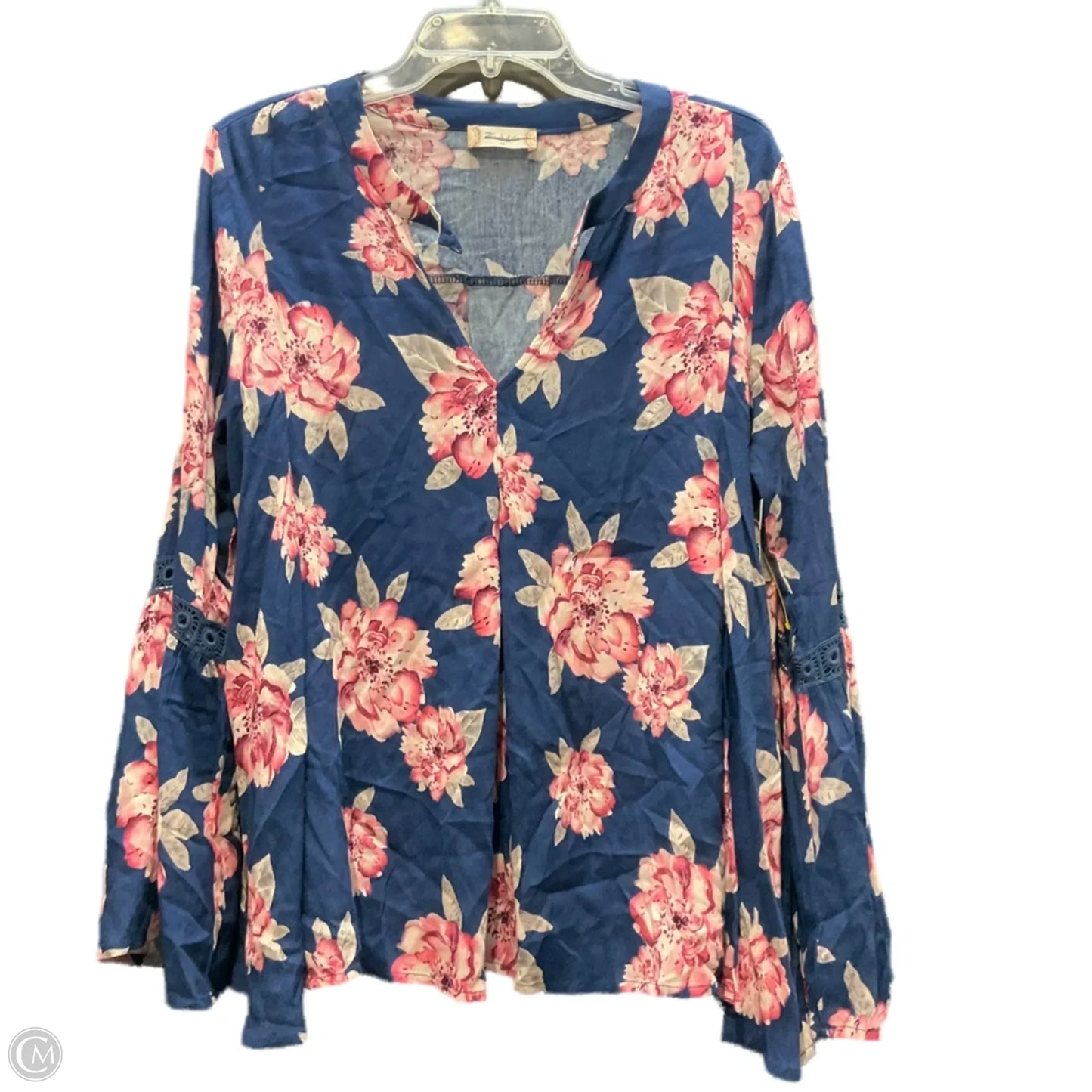 Top Long Sleeve By Altard State In Floral Print, Size: M