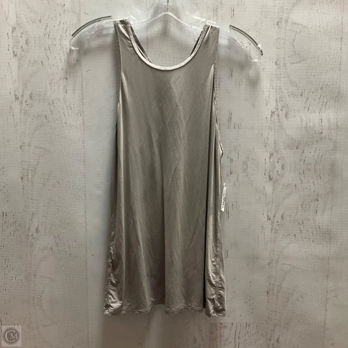 Athletic Tank Top By Lululemon In Grey, Size: 8