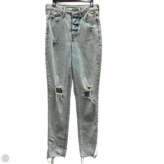 Jeans Straight By Old Navy In Blue Denim, Size: 4 Tall