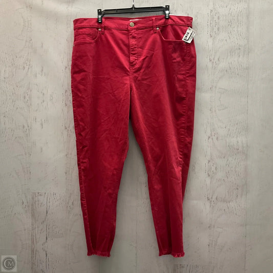 Pants Other By Loft In Red, Size: 12