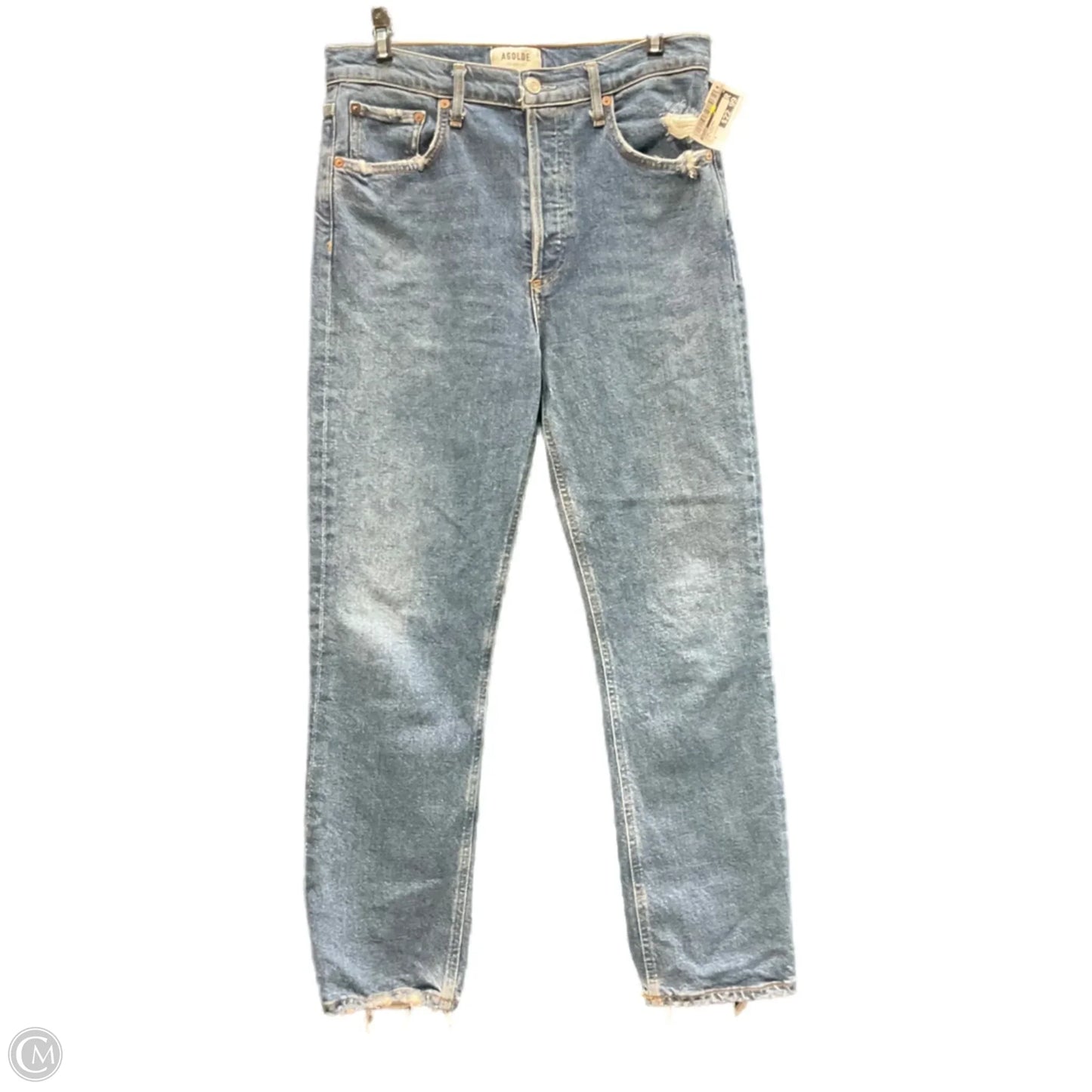 Jeans Skinny By Agolde In Blue Denim, Size: 6