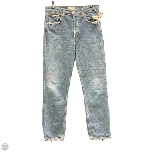 Jeans Skinny By Agolde In Blue Denim, Size: 6