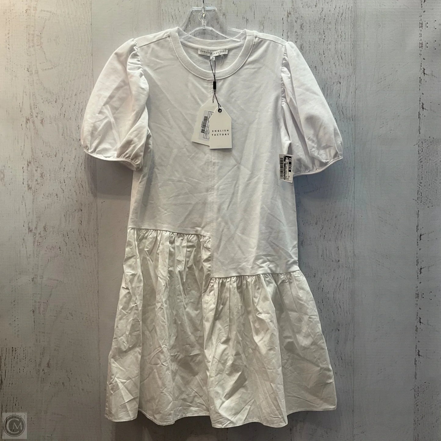 Dress Casual Midi By English Factory In White, Size: Xs