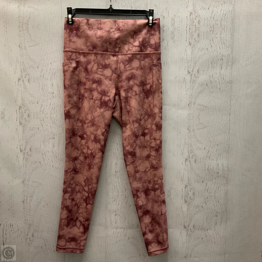 Athletic Leggings By Athleta In Pink, Size: S