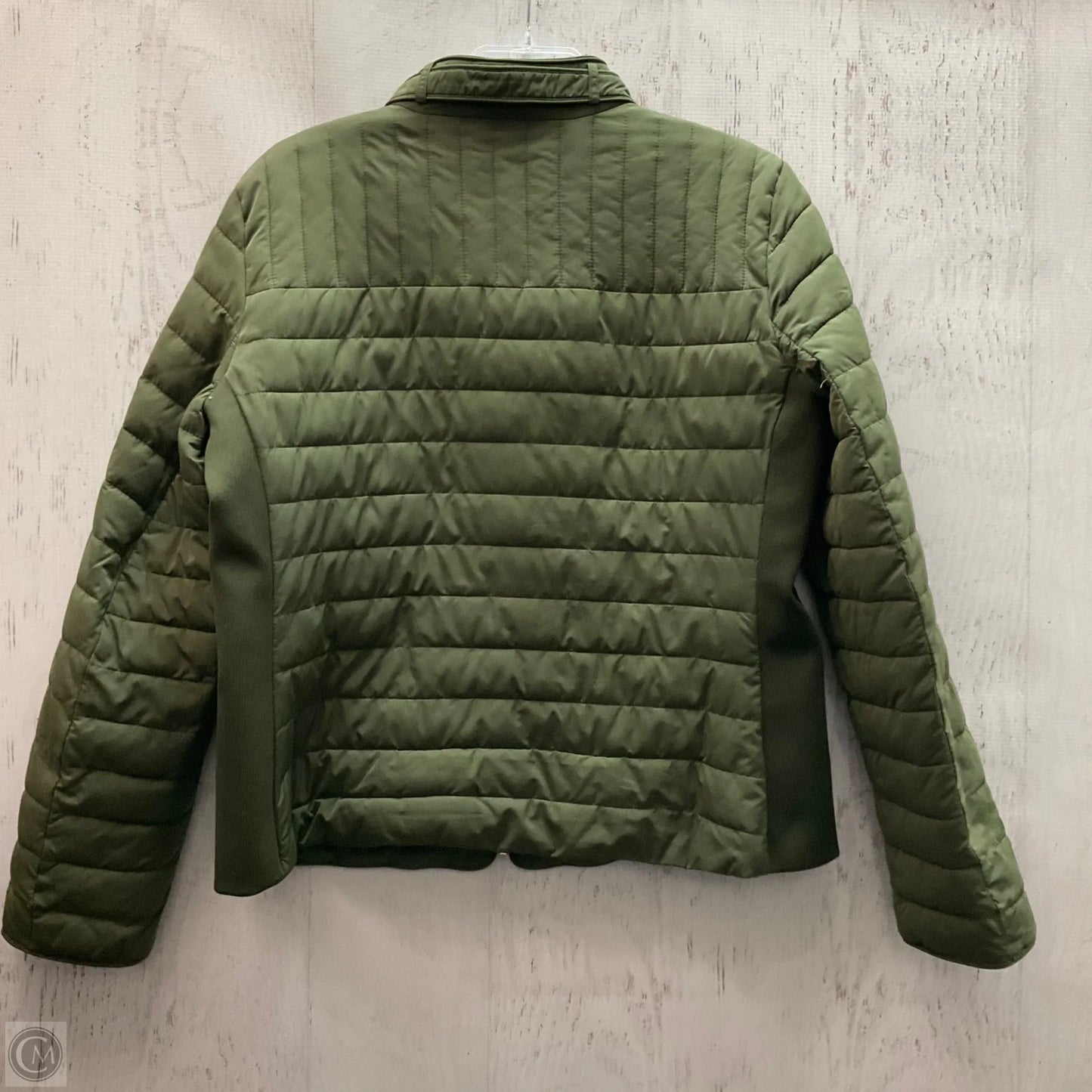 Jacket Puffer & Quilted By New York And Co In Green, Size: L