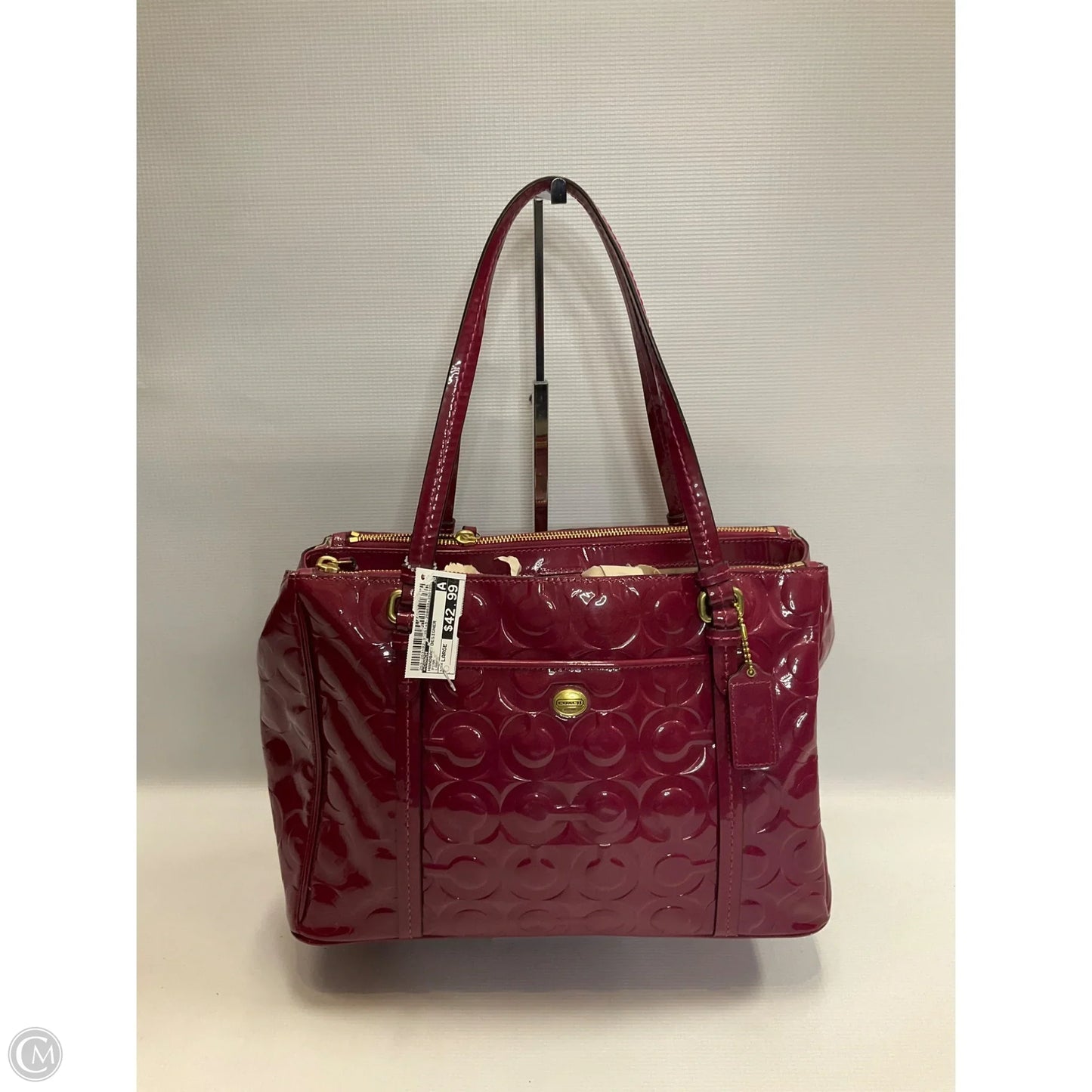 Handbag Designer By Coach, Size: Large