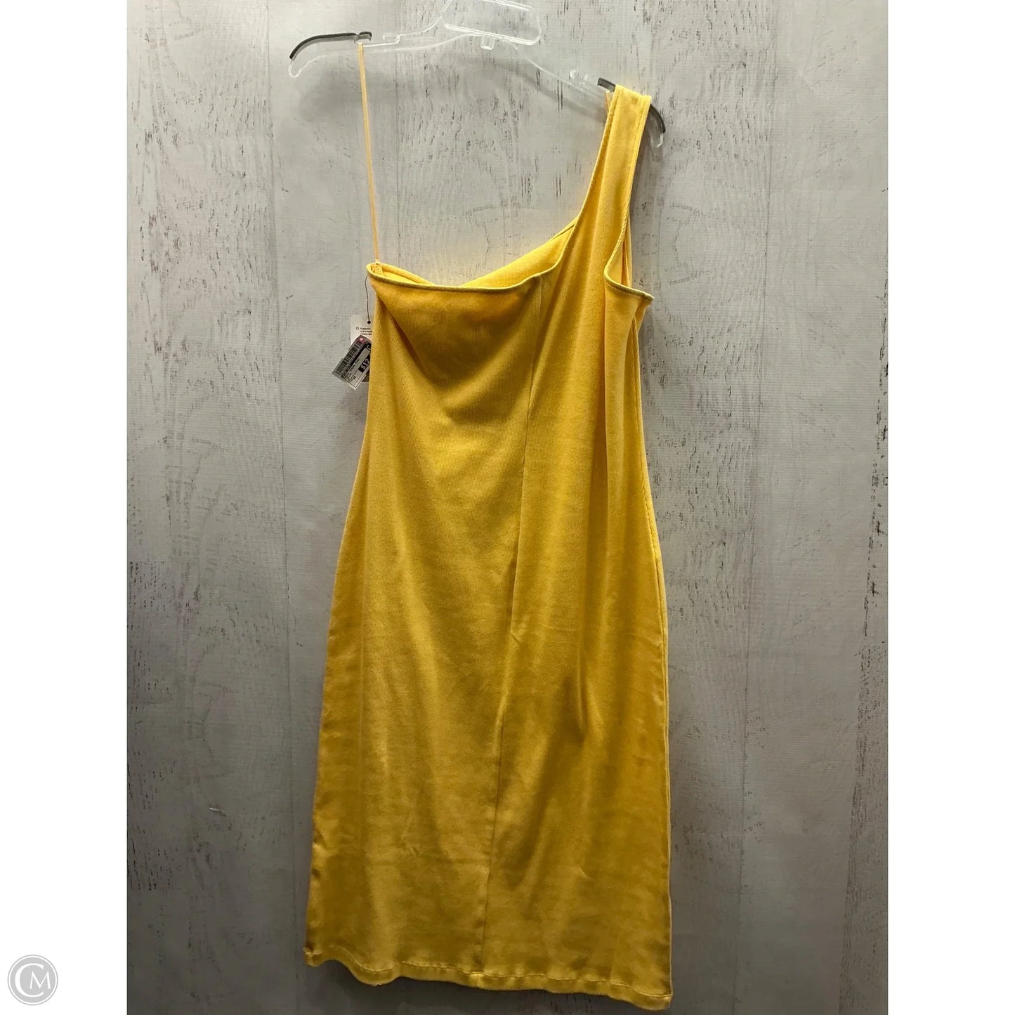 Dress Casual Midi By Nine West In Yellow, Size: 2x