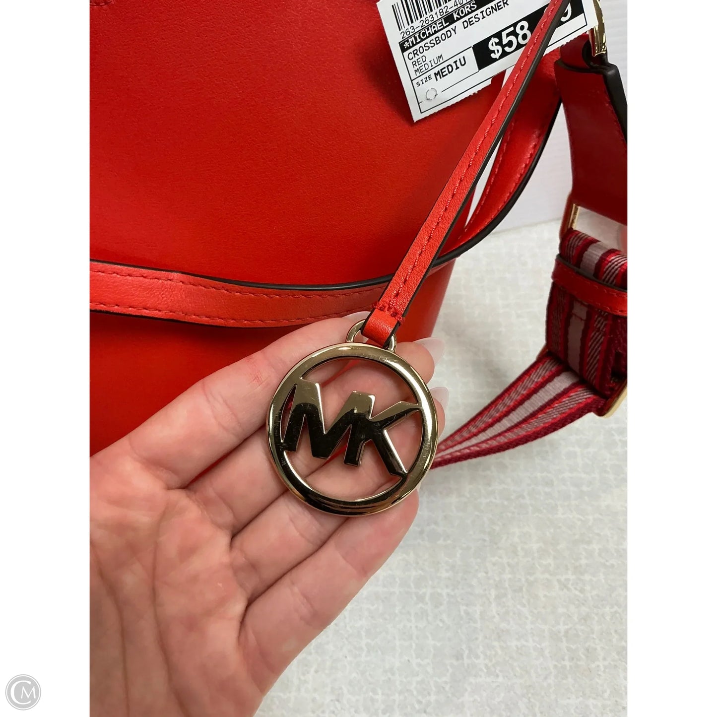 Crossbody Designer By Michael Kors, Size: Medium