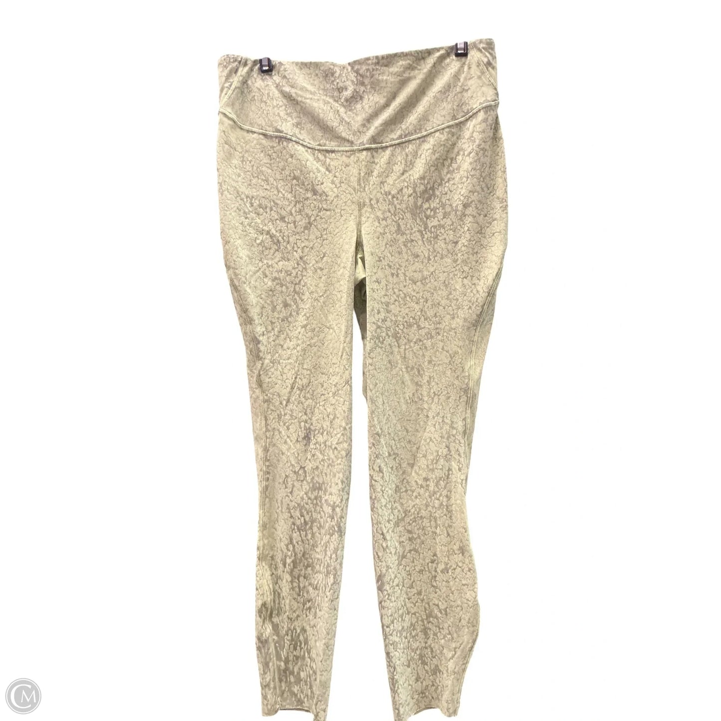 Athletic Leggings By Lululemon In Green, Size: 12
