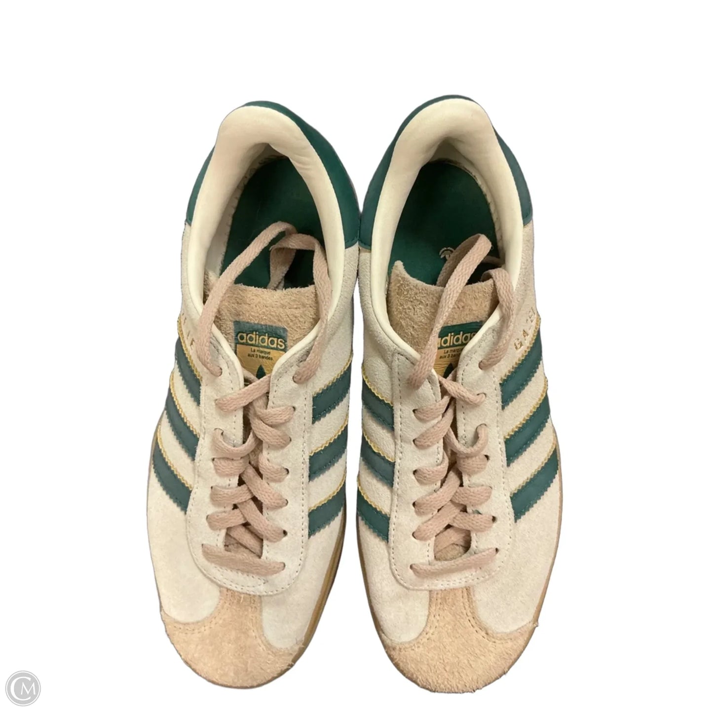 Shoes Sneakers By Adidas In Cream & Green, Size: 6.5