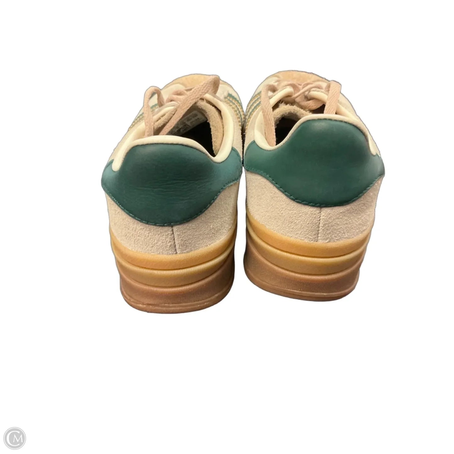 Shoes Sneakers By Adidas In Cream & Green, Size: 6.5