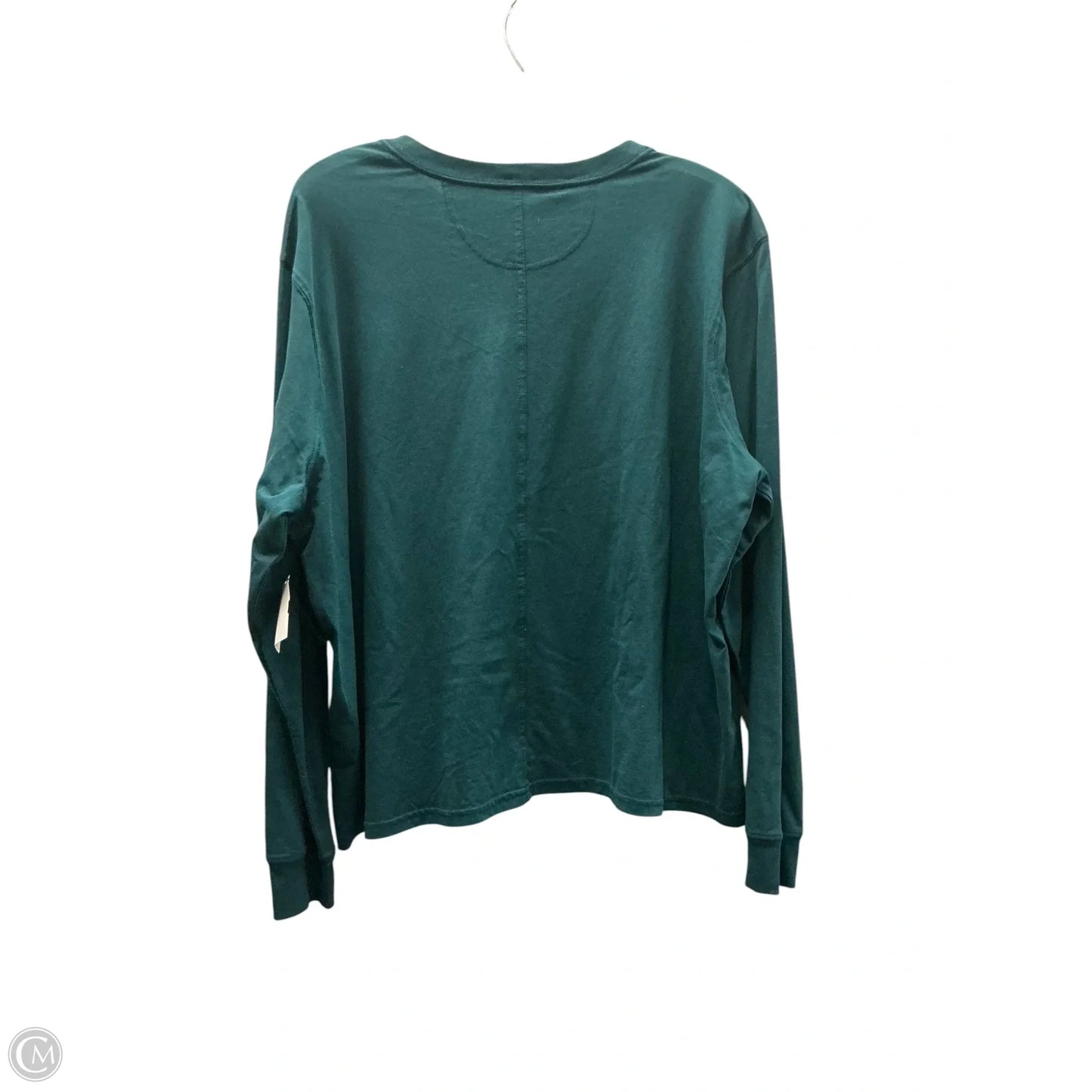 Top Long Sleeve By Carhartt In Green, Size: Xl