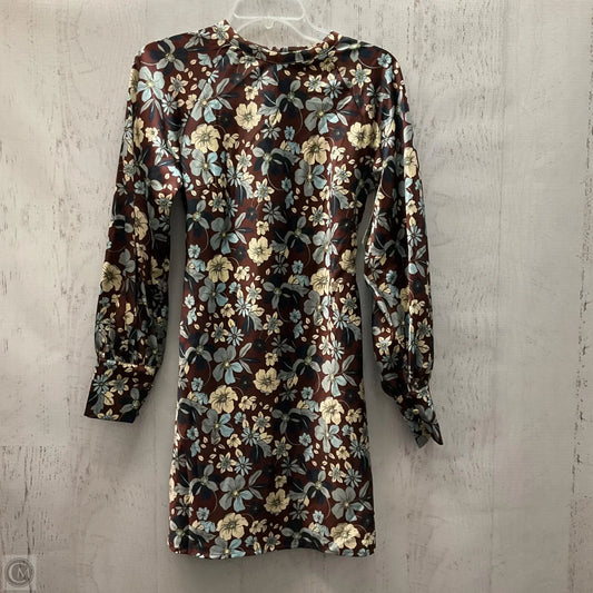 Dress Casual Short By Clothes Mentor In Floral Print, Size: 6