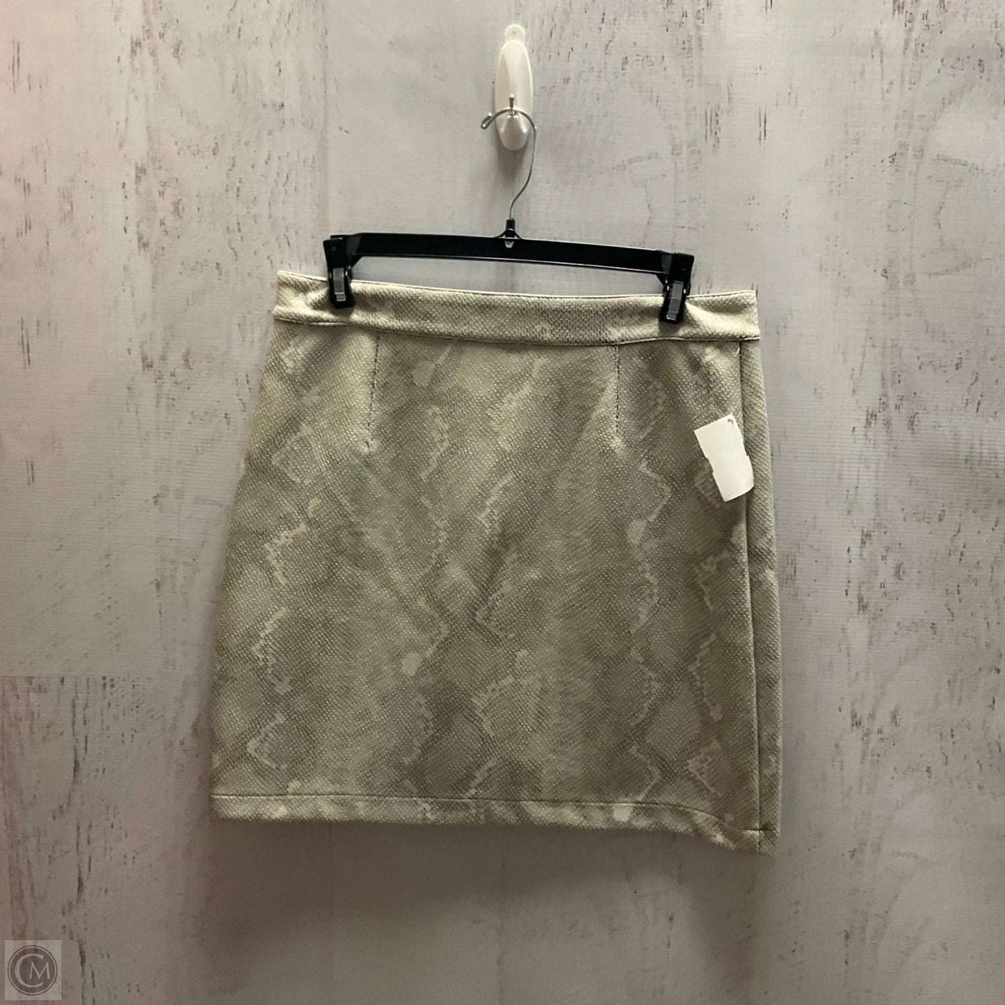 Skirt Mini & Short By Thread And Supply In Snakeskin Print, Size: M