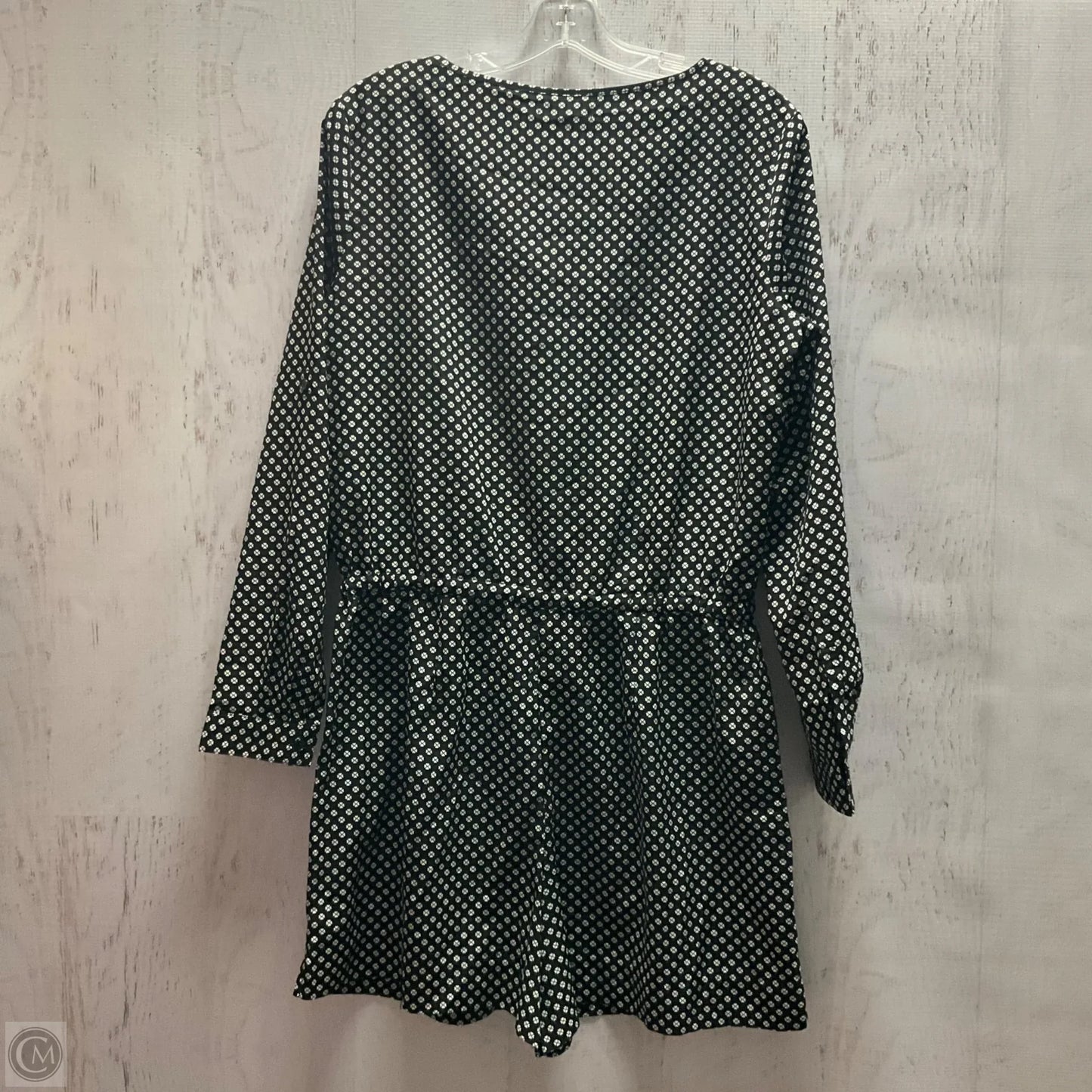 Romper By Loft In Black & White, Size: 4