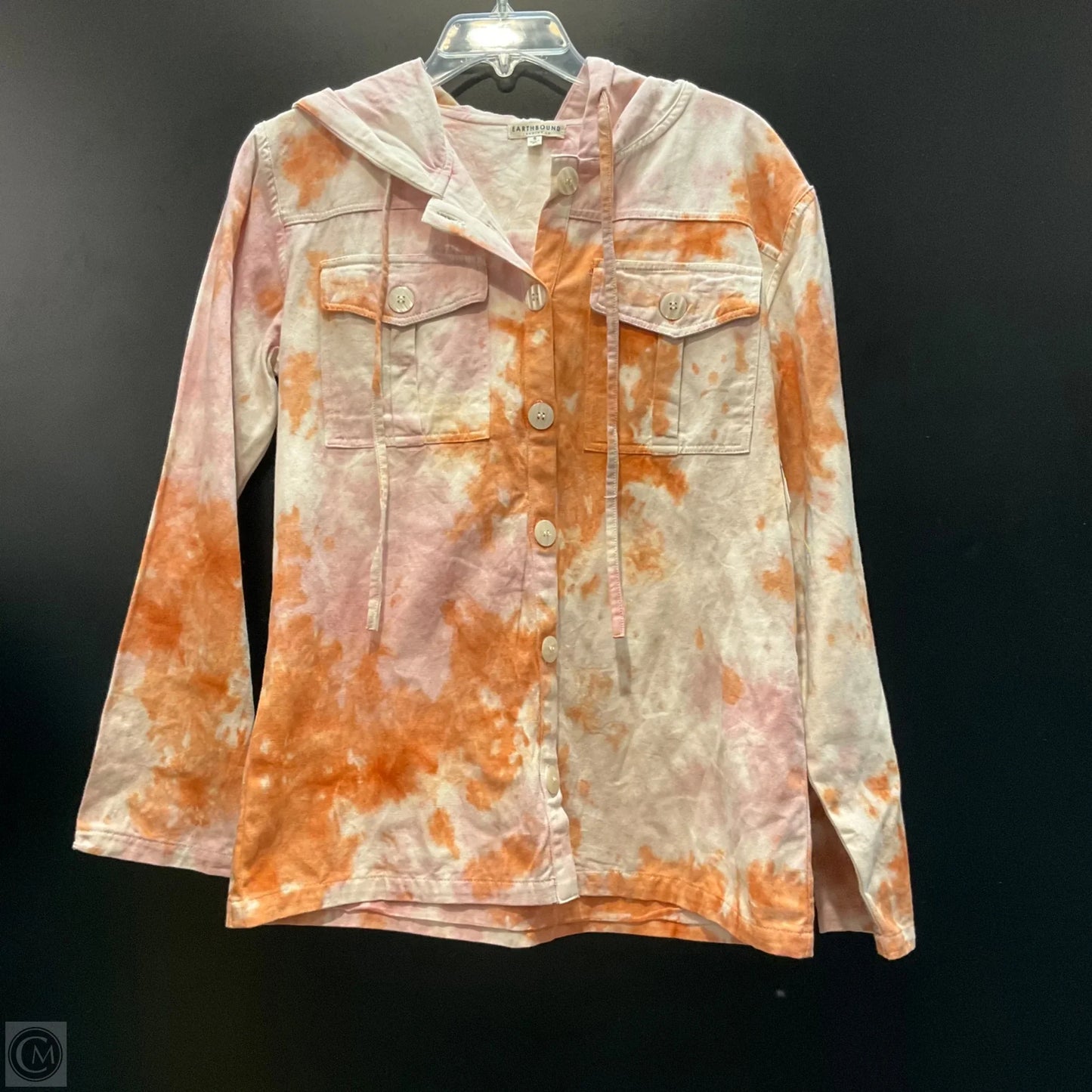 Jacket Shirt By Earthbound In Multi-colored, Size: S