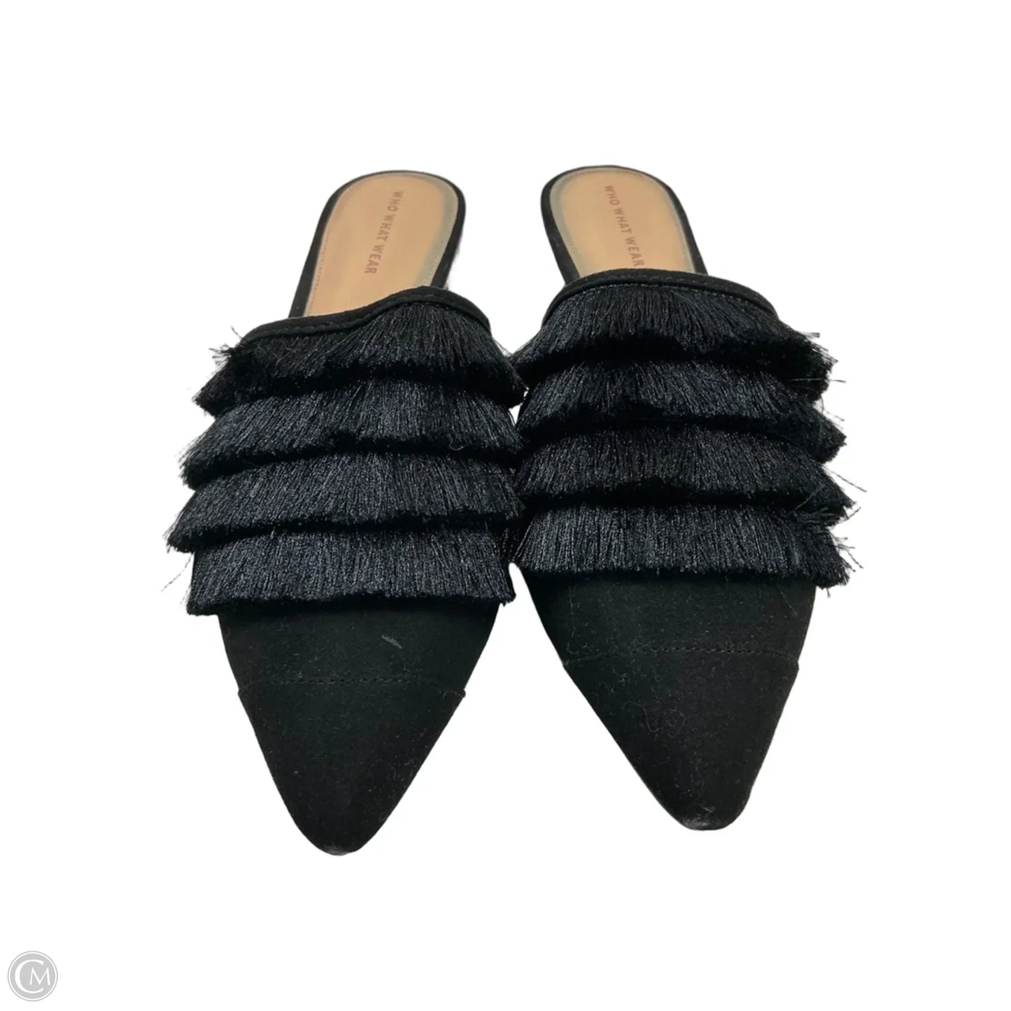 Shoes Flats By Who What Wear In Black, Size: 11