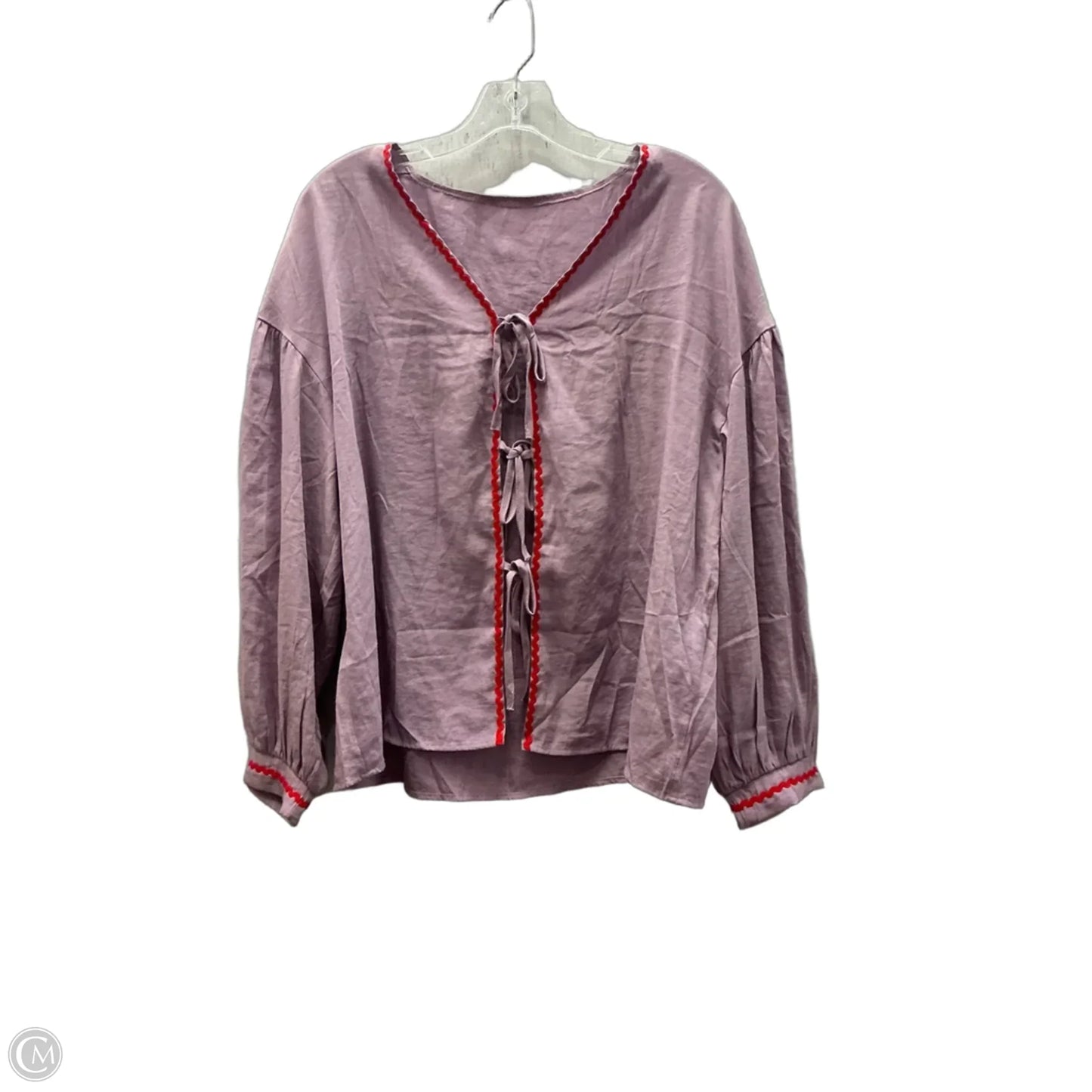Top Long Sleeve By Clothes Mentor In Purple, Size: S