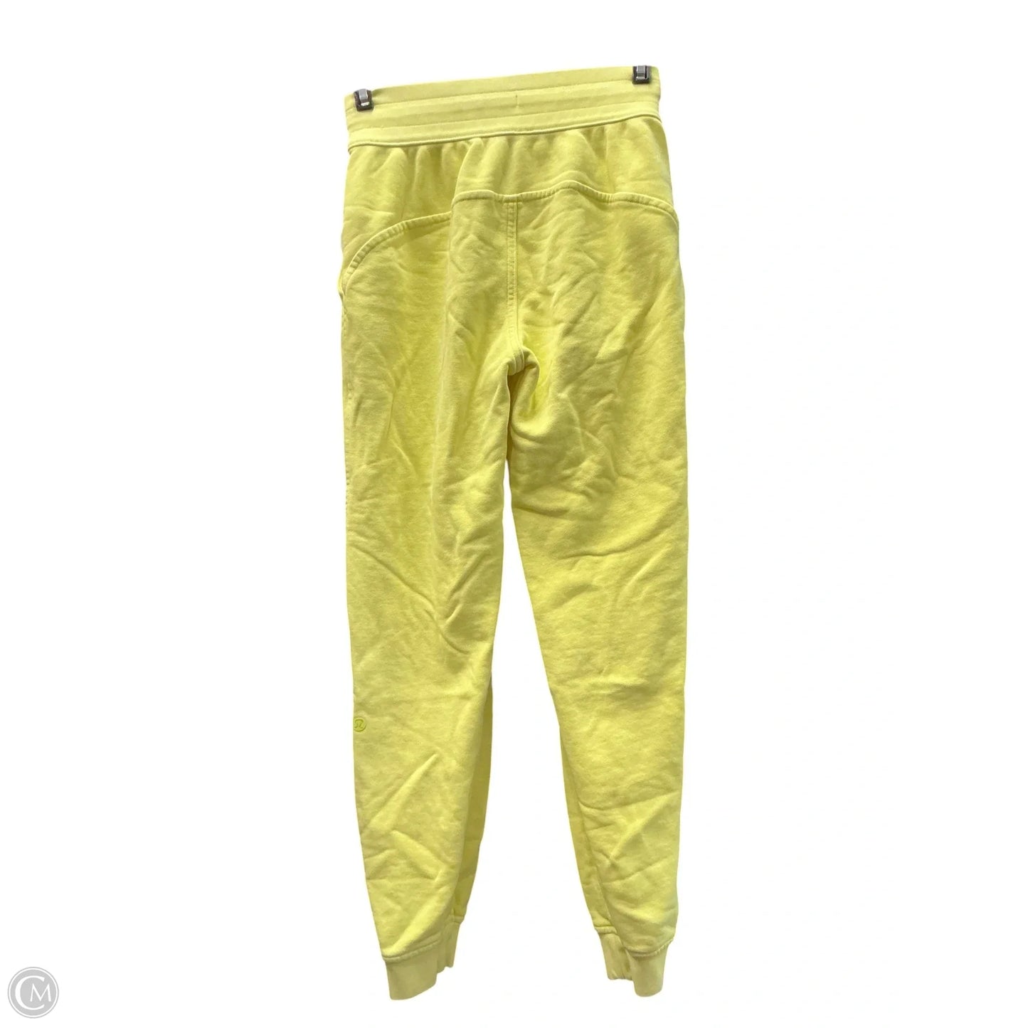 Athletic Pants By Lululemon In Yellow, Size: 0
