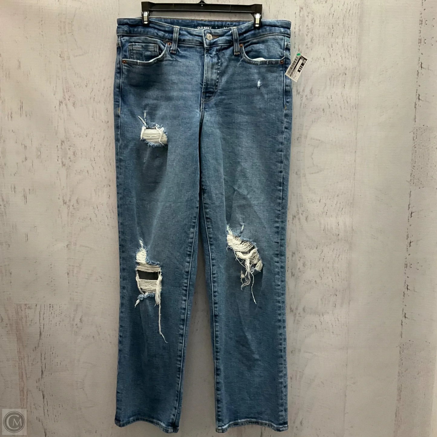 Jeans Straight By Old Navy In Blue Denim, Size: 6