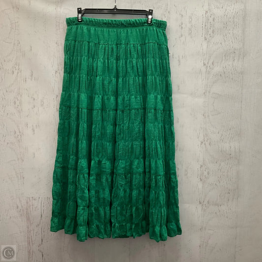 Skirt Maxi By Max Studio In Green, Size: M
