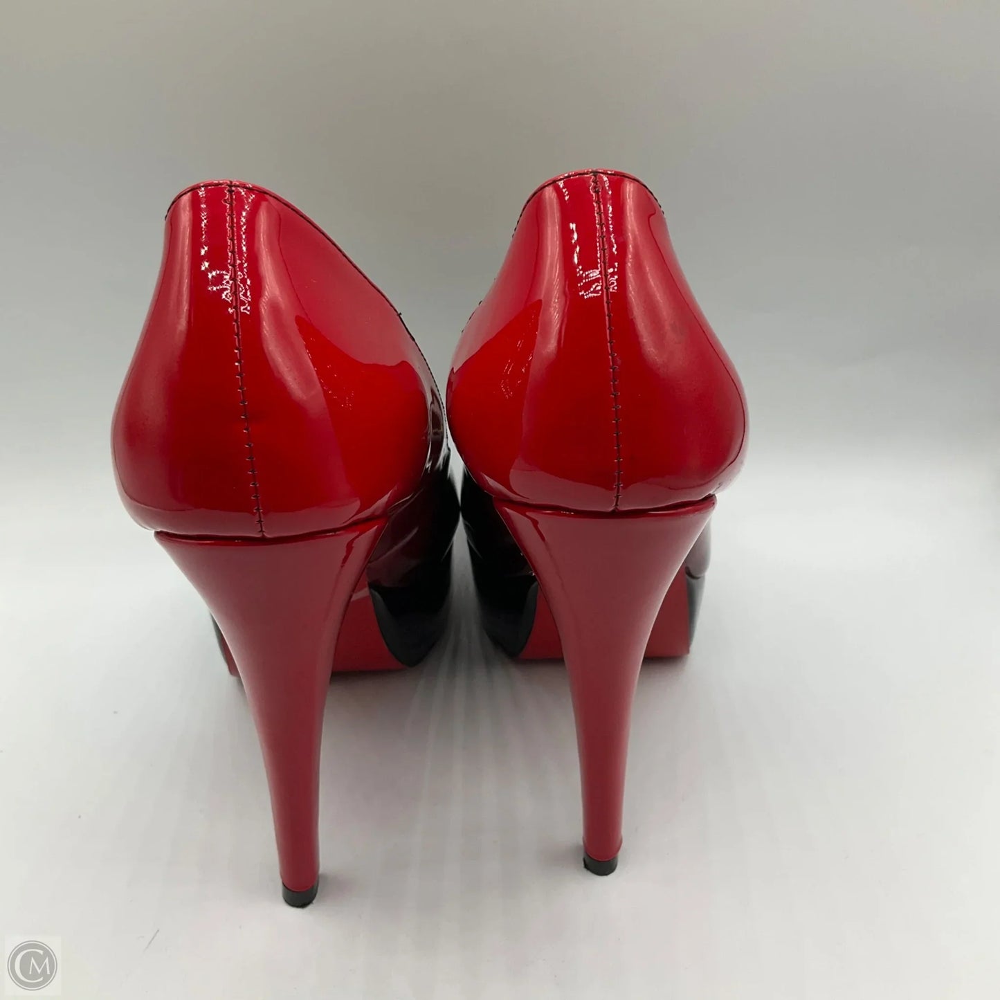 Shoes Luxury Designer By Christian Louboutin In Red, Size: 10