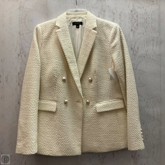 Blazer By Ann Taylor In Cream, Size: 4
