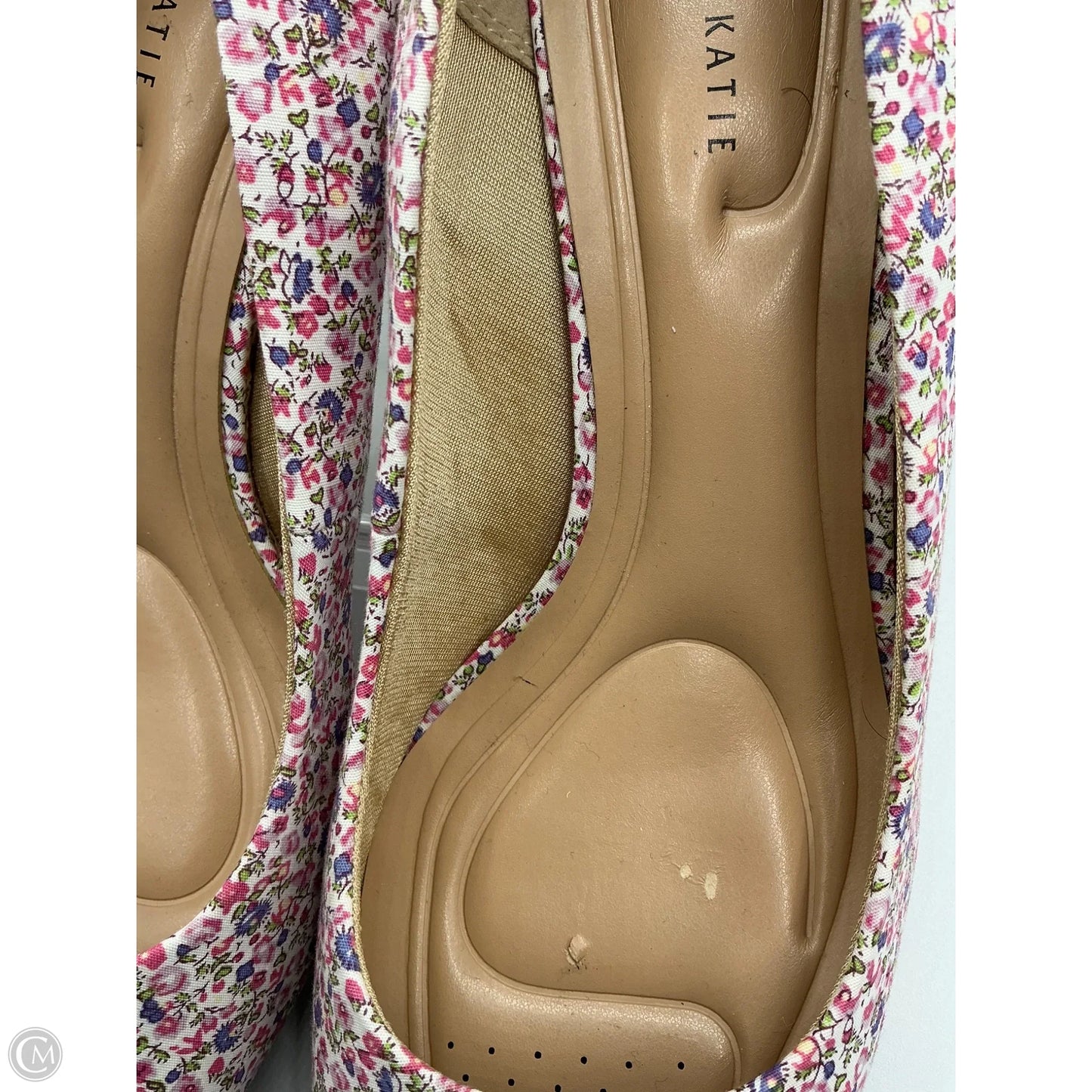 Shoes Heels Kitten By Kelly And Katie In Floral Print, Size: 11