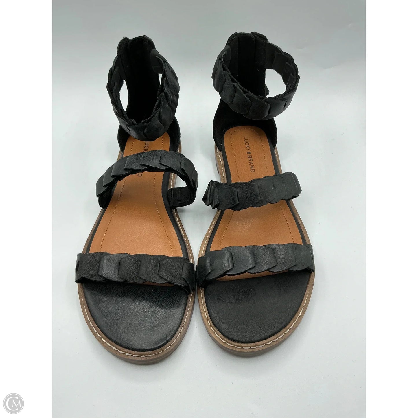Sandals Flats By Lucky Brand In Black, Size: 7