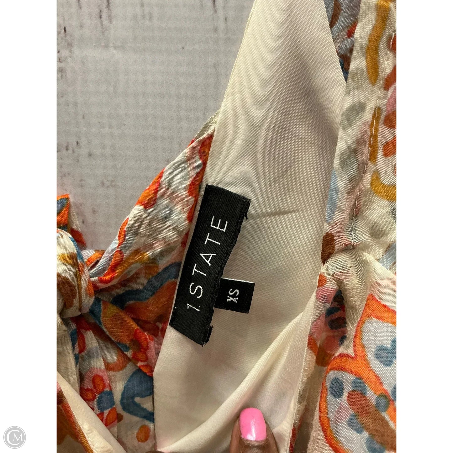 Dress Casual Short By 1.state In Paisley Print, Size: Xs
