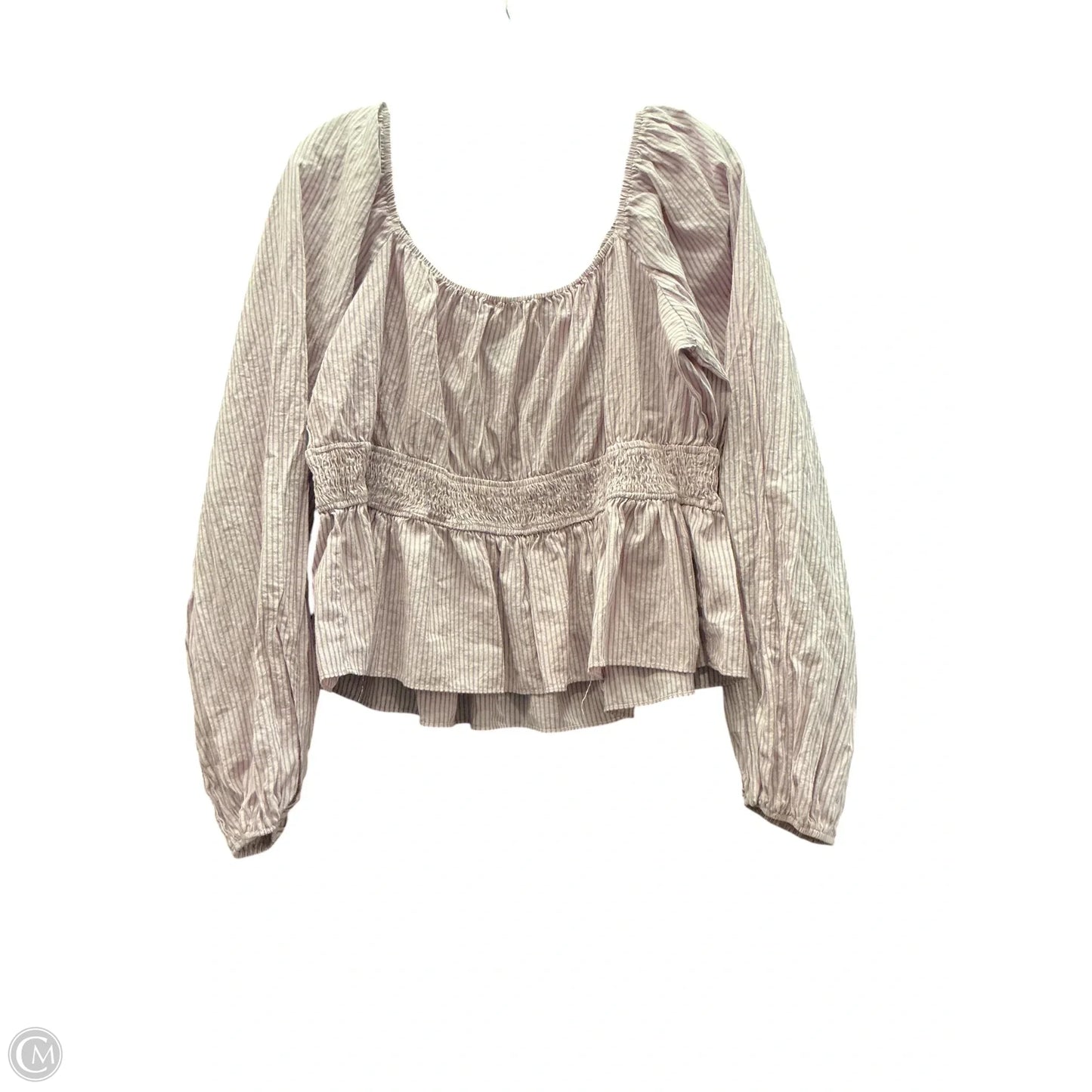 Top Long Sleeve By Arula In Purple, Size: 2x